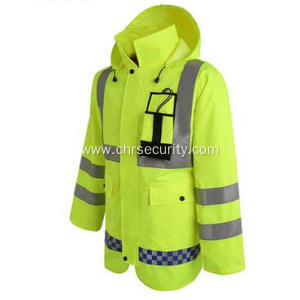 Hi-vis reflective safety coat